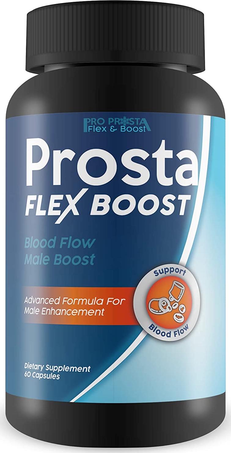 Prosta Flex Boost - Blood Flow Male Boost - Made with Our Purest Most Potent L-Arginine - Our Best Nitric Oxide Supplements for Men Blood Flow and Improved Nutrient Delivery