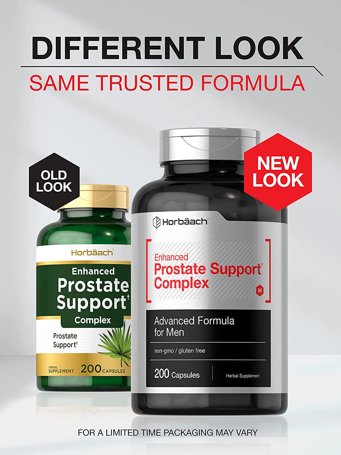 Prostaid 200 Capsules | Extra Strength Prostate Health Supplement for Men | Non-GMO, Gluten Free | Herbal Complex for Max Support | by Horbaach