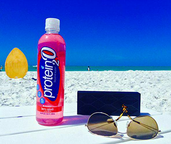 Protein2o Flavored Protein Water, Berry Splash, 12 pack