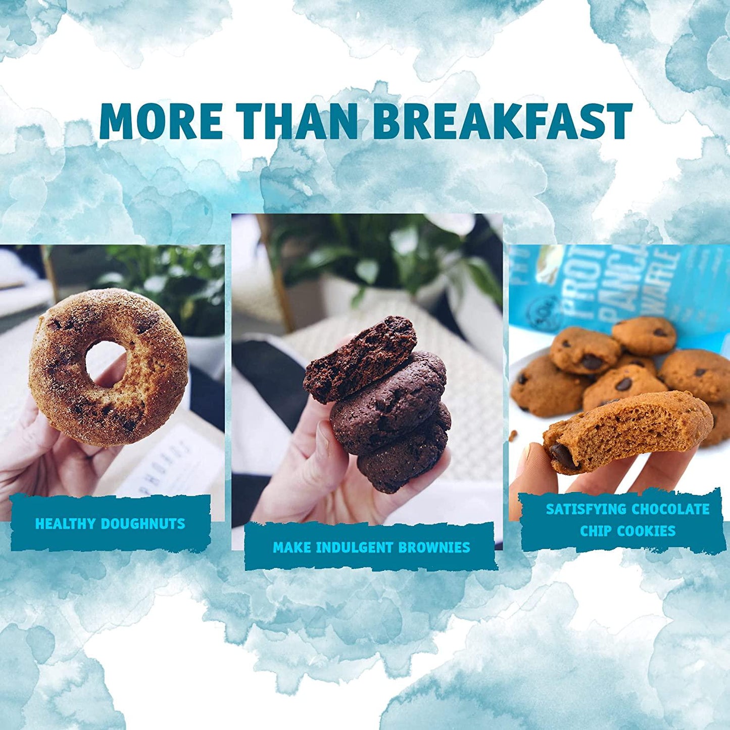 Protein Pancake and Waffle Mix by Phoros Nutrition, 30g of Whey Protein, Low Carb, High Protein, Keto-Friendly, Just Add Water (Original)