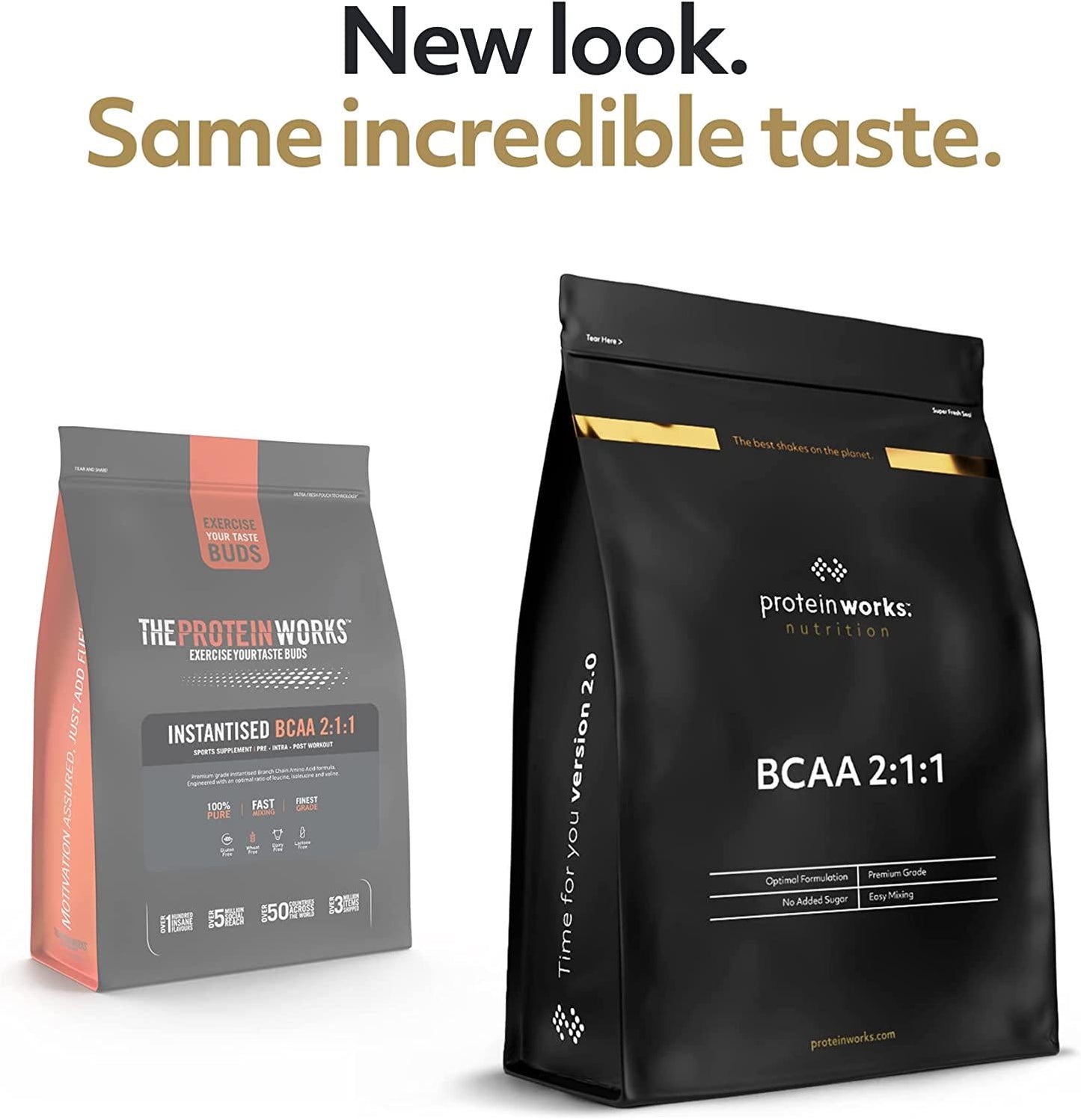 Protein Works | Instantised BCAA Powder | Branched Chain Amino Acid Supplement | 2:1:1 Ratio | Aids Recovery and Muscle Building | Orange Burst | 500 g