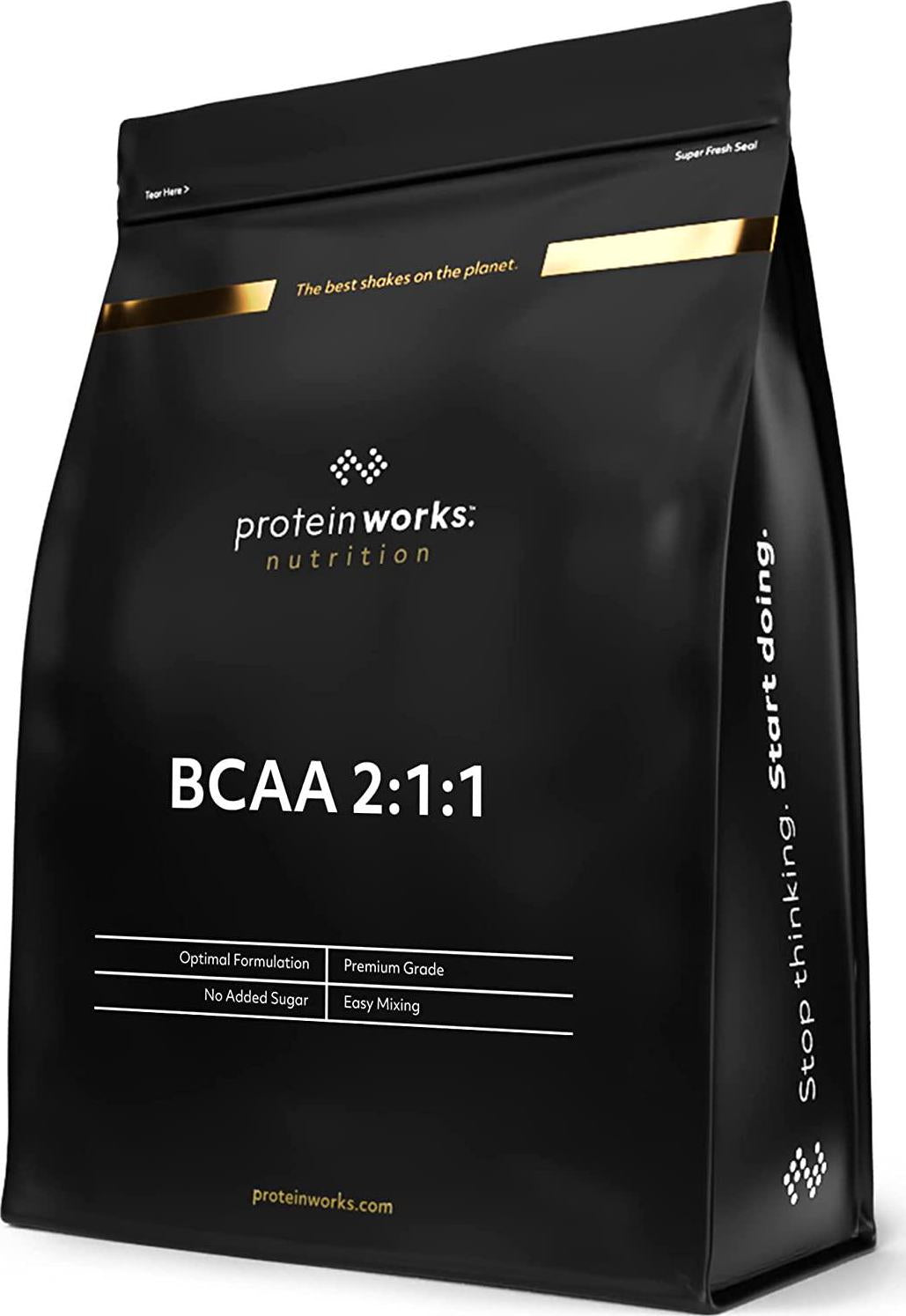Protein Works | Instantised BCAA Powder | Branched Chain Amino Acid Supplement | 2:1:1 Ratio | Aids Recovery and Muscle Building | Orange Burst | 500 g