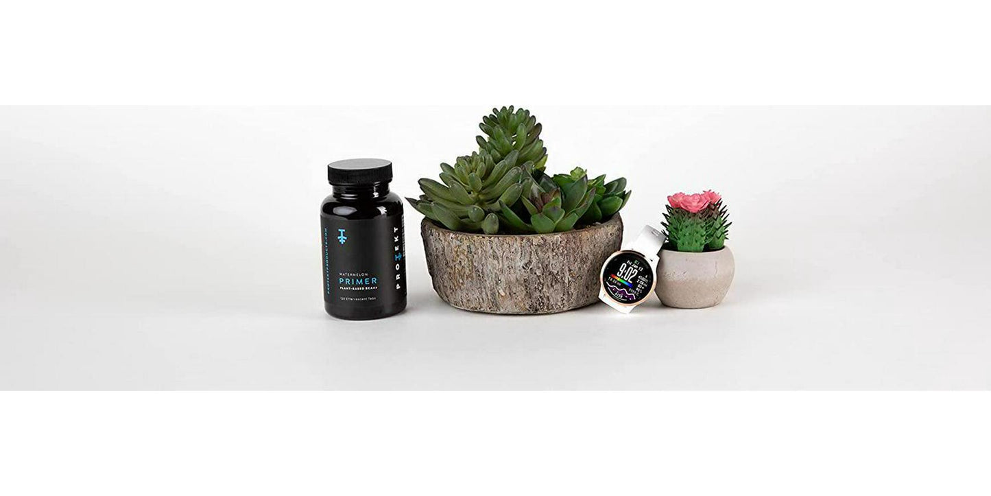 Protekt Primer - Plant-Based BCAA Supplement with Vitamin C - 60 Effervescent Tablets - Vegan BCAA - Watermelon Flavor - Maximum Absorption for Optimal Workout Performance and Faster Recovery