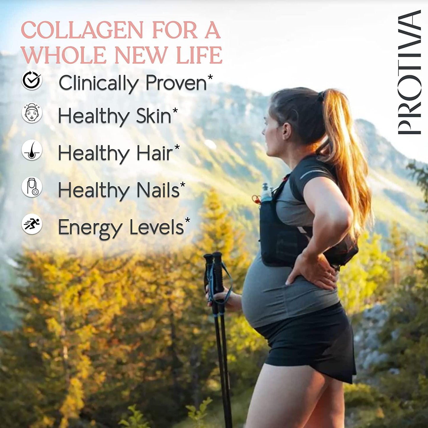 Protiva Thrive Unfavored Collagen Peptides - Prenatal and Postpartum - Vital Proteins Collagen Peptides Powder - Safe and Effective Collagen Supplements - Protein Powder for Women - (16oz/450g)