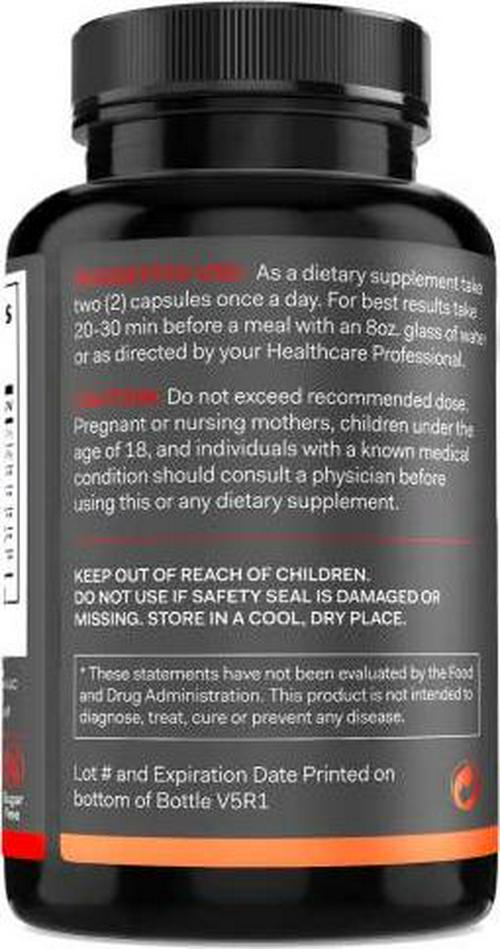 Pulse Pre-Workout Supplement, Stimulant Free - Caffeine Free Preworkout and Without Creatine, for Women and Men, with Beta Alanine, L-Citrulline and L-Arginine, 60 Capsules, Vybez Nutrition