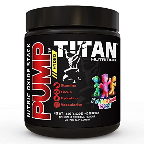 Pump- Nitric Oxide Boosting Stack: Loaded with Citruline Malate for Maximum Pump and Blood Flow with an Added Mental Edge Complex for Increased Focus (Rainbow Tart)