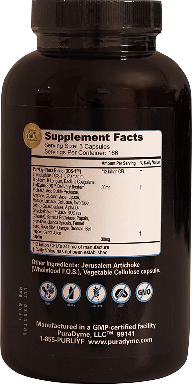 PuraLiyf 500 veggie capsules By Lou Corona