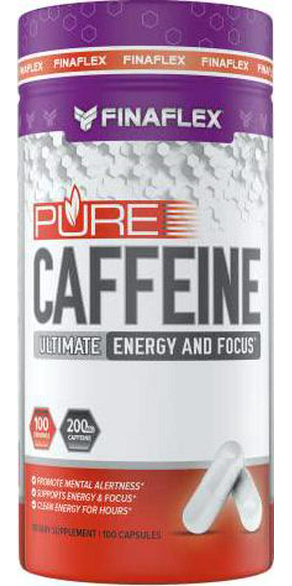 Pure Caffeine Ultimate Energy and Focus 200mg of Caffeine Per Capsule (100 Capsules)