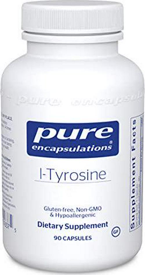 Pure Encapsulations L-Tyrosine | Amino Acid Supplement for Sleep, Thyroid Support, Cognitive Health, and Memory* | 90 Capsules