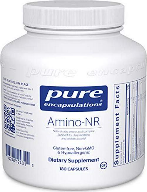 Pure Encapsulations Amino-NR | Natural Ratio Amino Acid Complex Support for Daily Wellness, Immune Function, and Athletic Activity* | 180 Capsules