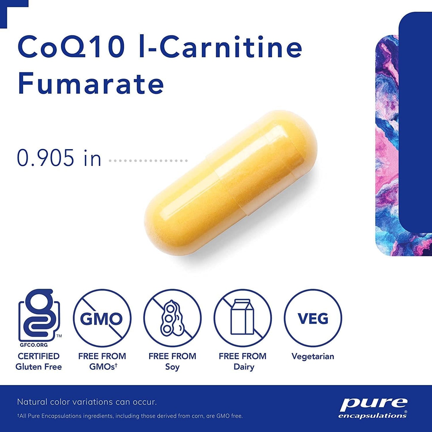 Pure Encapsulations - CoQ10 l-Carnitine Fumarate - Ultra-Charged Cardiovascular Support - 120 Capsules