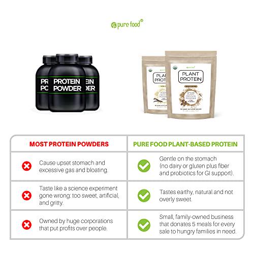 Pure Food Plant Based Protein Powder Sample Pack (Vanilla)