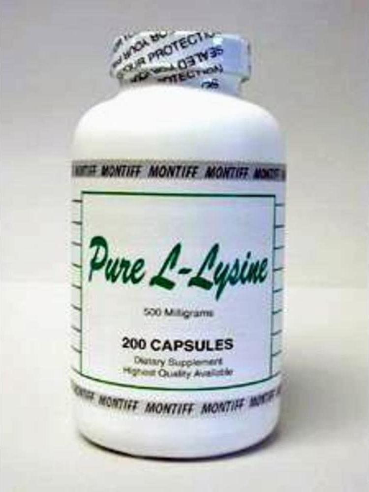 Pure L Lysine 500 mg 200 Cap