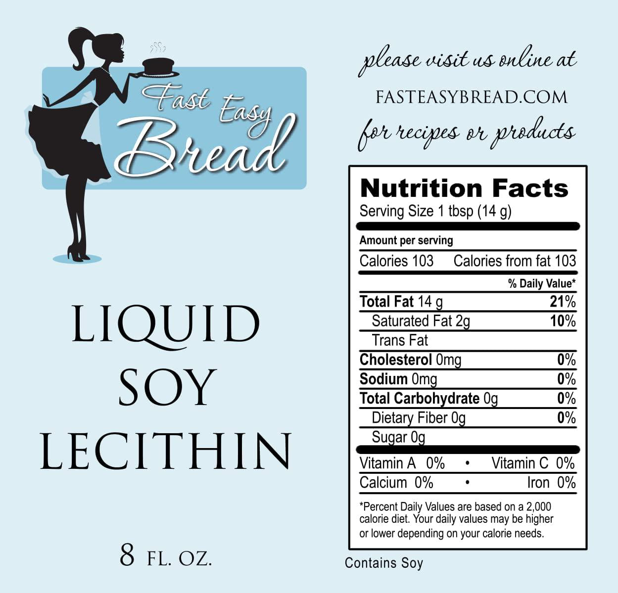 Pure Liquid Soy Lecithin (Food Grade): Better Than Lecithin Granules as an Emulsifier Providing a Smoother and Larger Volume Finished Dough