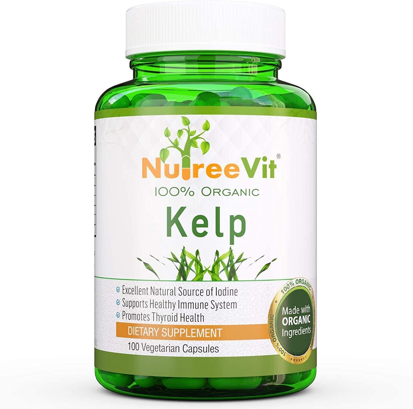 Pure Organic KELP Capsules (500mg)