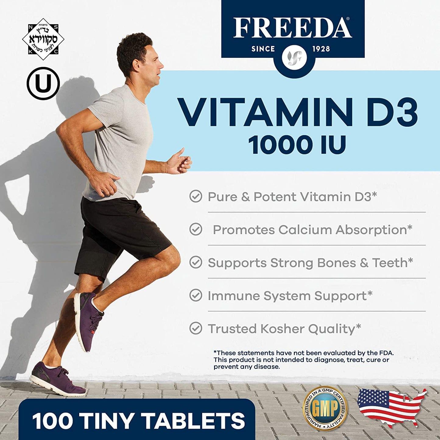 Pure Vitamin D3 1,000 Iu 100 Tabs