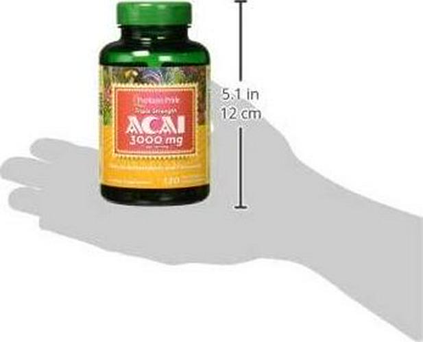 Puritans Pride Triple Strength Acai 3000 Mg, 120 Count