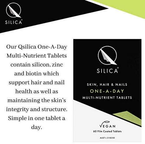 Qsilica One-A-Day Multi-Nutrient Tablets, 60 count, Pack of 60