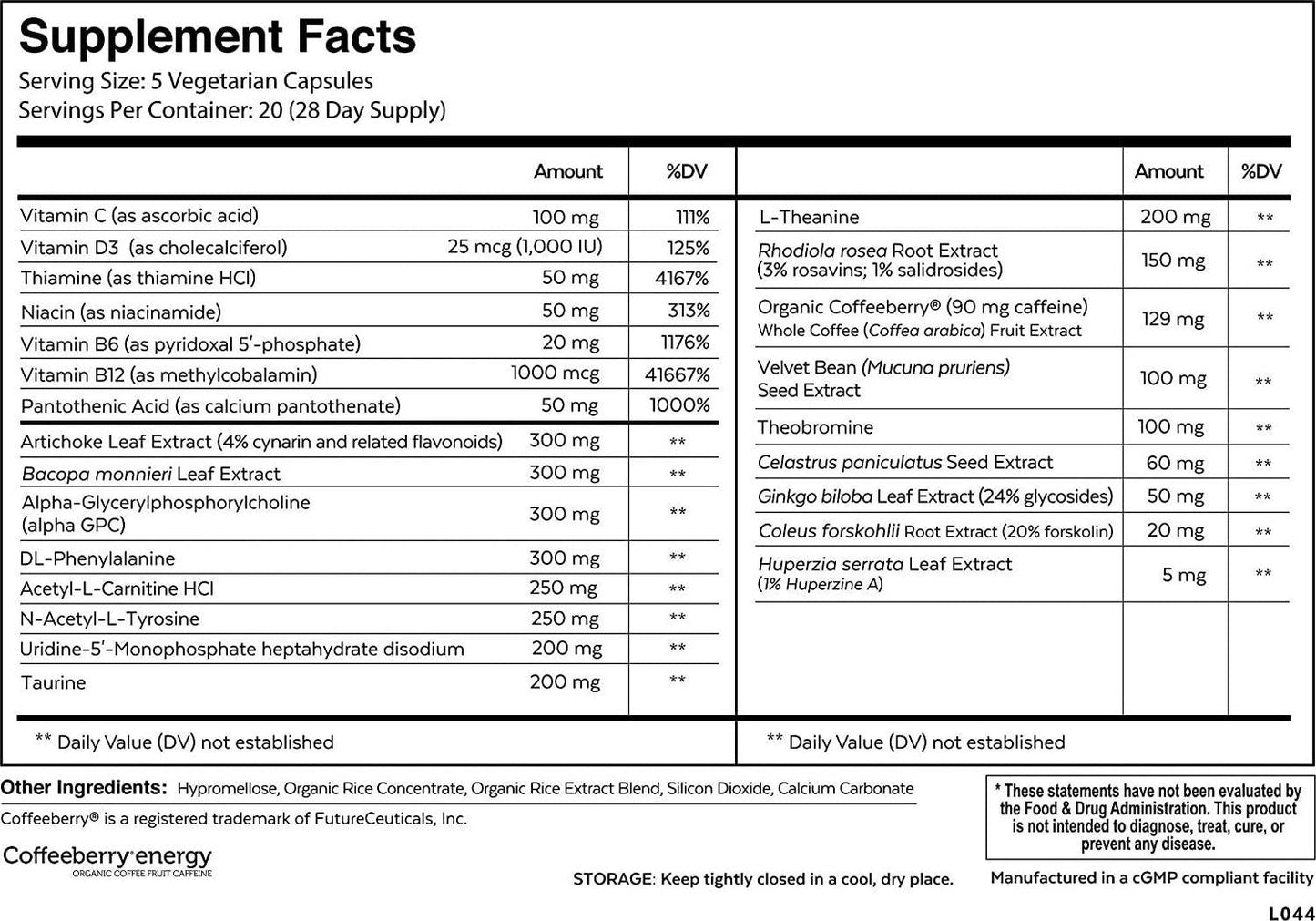 Qualia Mind Essentials Nootropics | The Brain Supplement for Focus, Supporting Memory, Mental Clarity, Energy, Reasoning, and Concentration with Ginkgo biloba, Bacopa monnieri, Celastrus, Rhodiola rosea and More