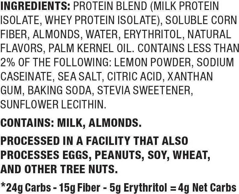 Quest Nutrition Lemon Cake Protein Bar - High Protein, Low Carb, Gluten Free, Keto Friendly, 12 Count