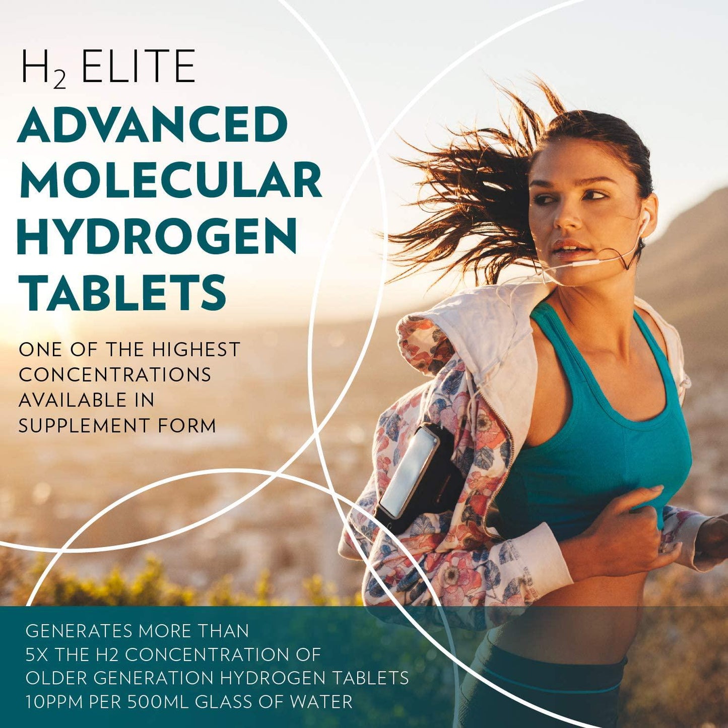 Quicksilver Scientific H2 Elite Tablets - High Dose Molecular Hydrogen Water Additive for Energy Support, Perfect for Open Containers - Antioxidant Hydrating Drink (60 Dissolving Tablets)