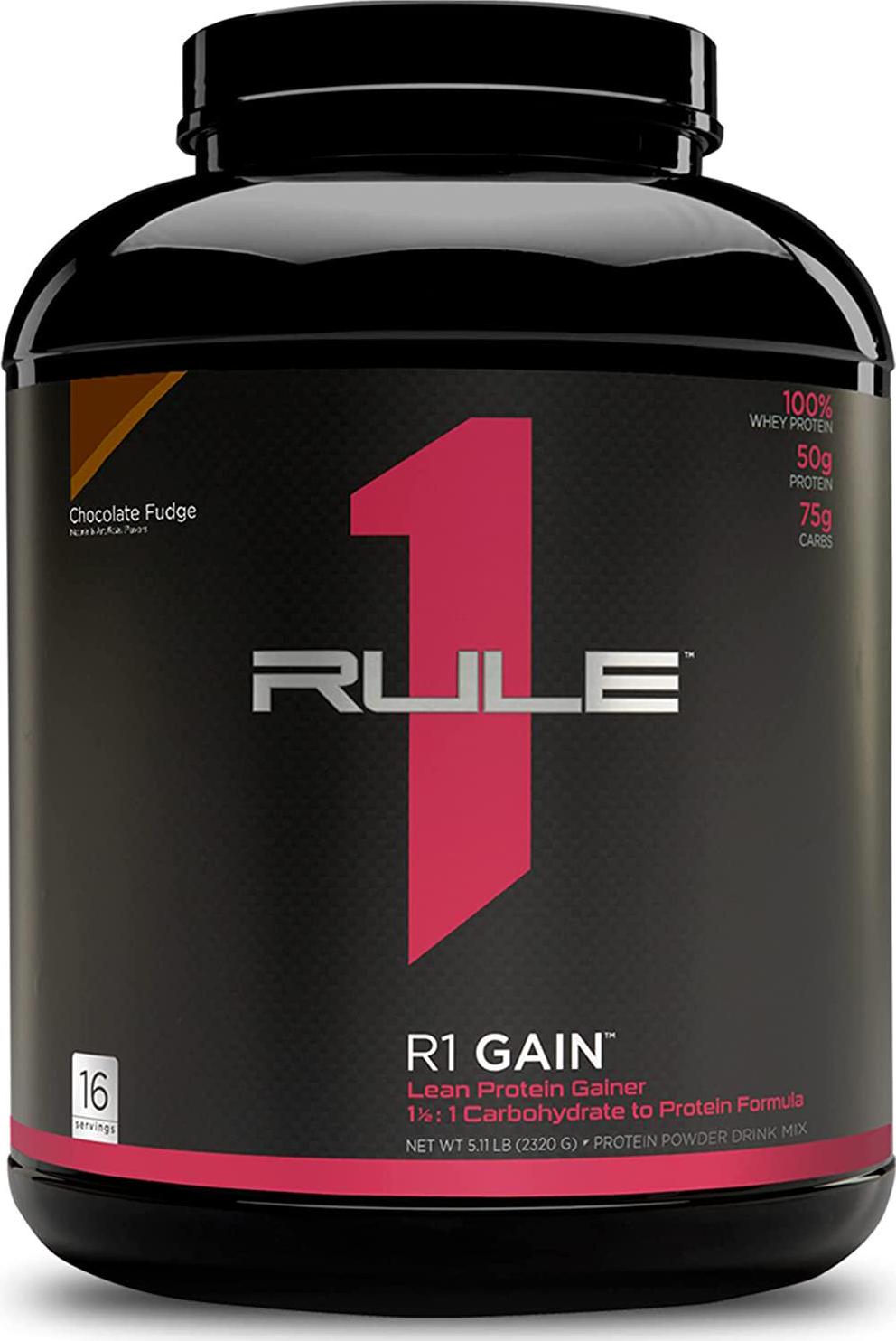 R1 Gain, Rule 1 Proteins (Chocolate Fudge, 16 Servings)
