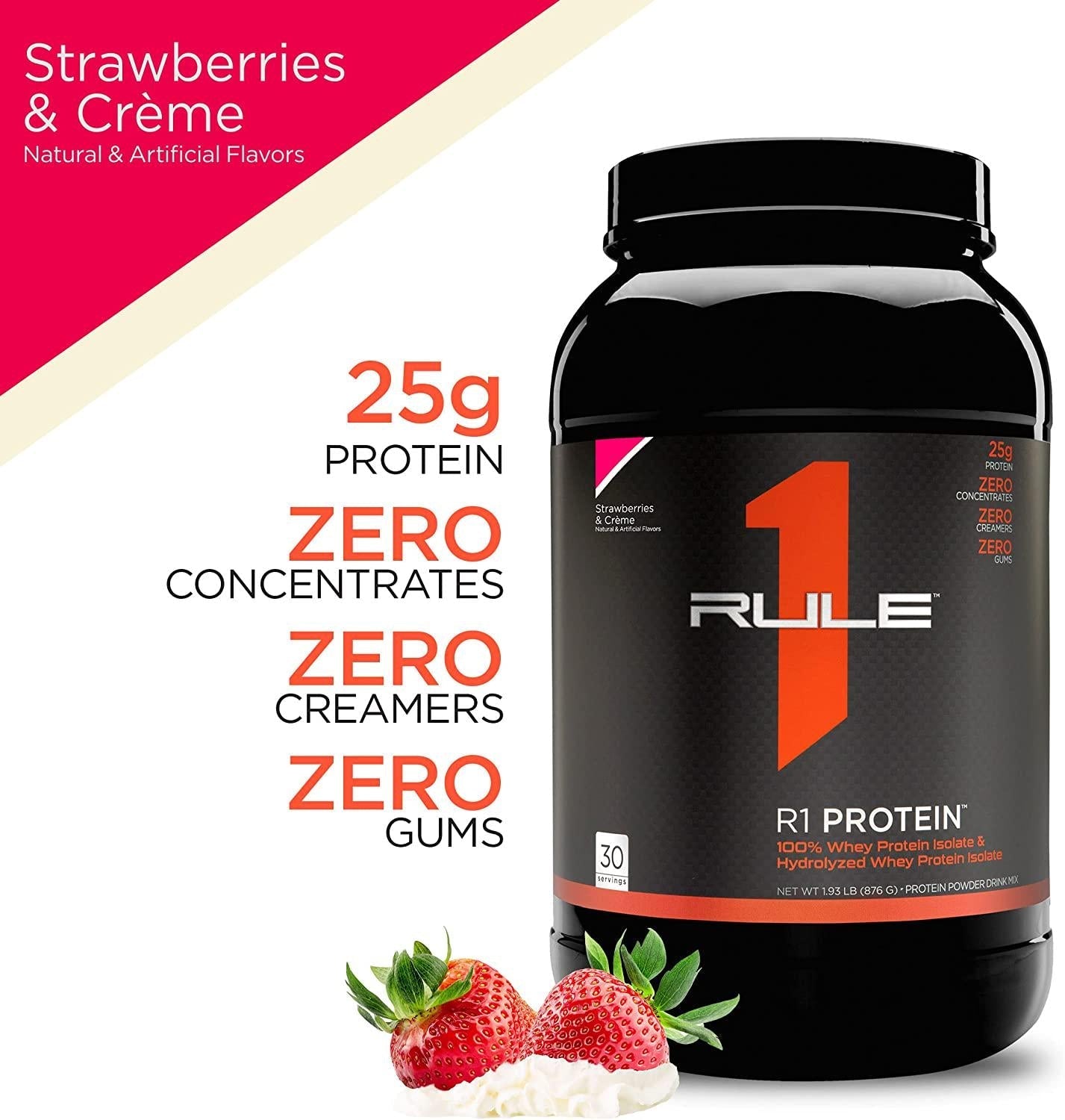 R1 Protein, 2 Pounds, Strawberries and Crème