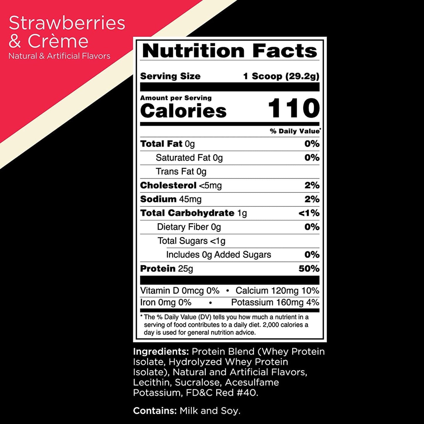 R1 Protein, 2 Pounds, Strawberries and Crème