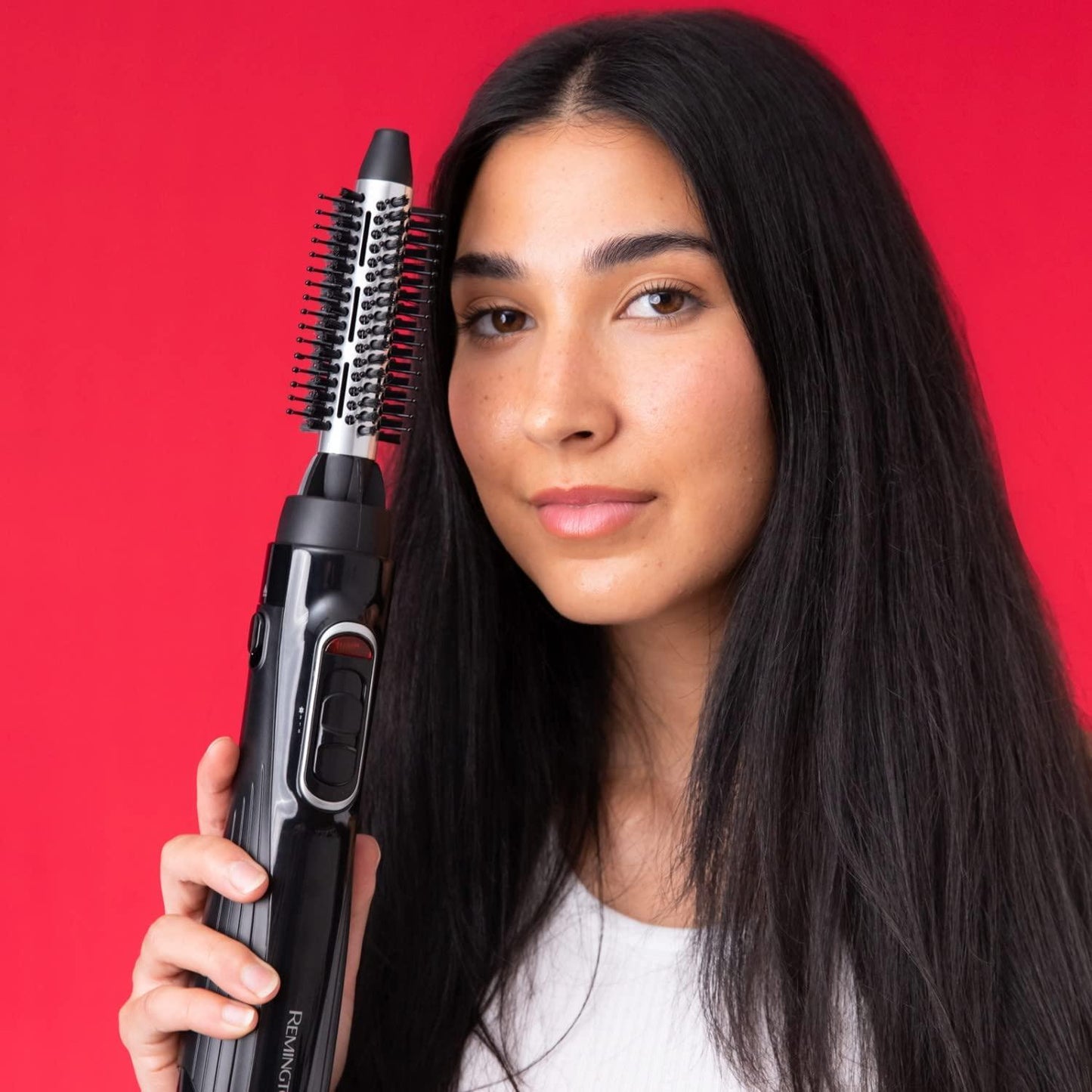 REMINGTON Amaze Smooth and Volume Air Styler, AS1220AU, 1200W Power, 5-In-1 (Blow-dry, Curl, Wave, Strengthen, and Volumise), 3 Speed and Heat Settings, Ionic Conditioning for a Frizz-Free Shine, Black