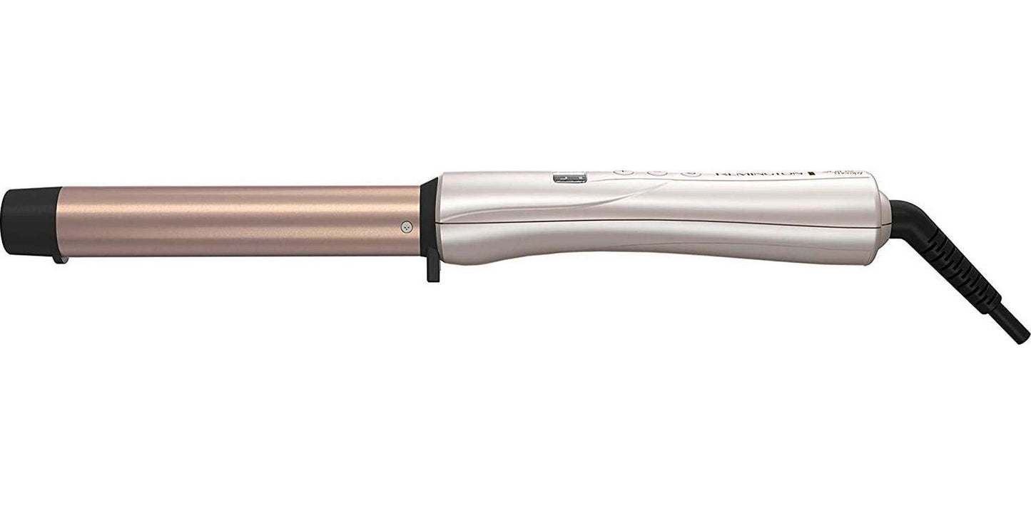 REMINGTONÂ Shine Therapy Argan Oil and KeratinÂ InfusedÂ 1 InchÂ Straight Barrel Curling WandÂ for Loose Waves, Includes Heat Glove