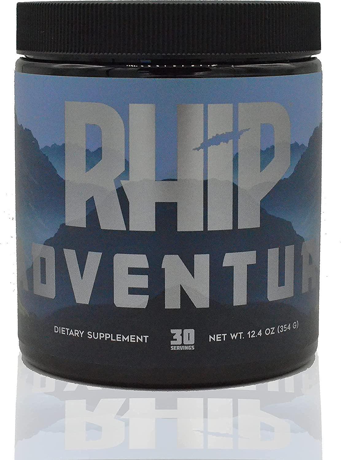 RHIP Adventure All Natural Pre-Workout Powder - Doctor Formulated Liposomal Supplement for Energy, Focus and Performance. Pre Workout for Men and Women, Vegan, Non-GMO, Keto Friendly.