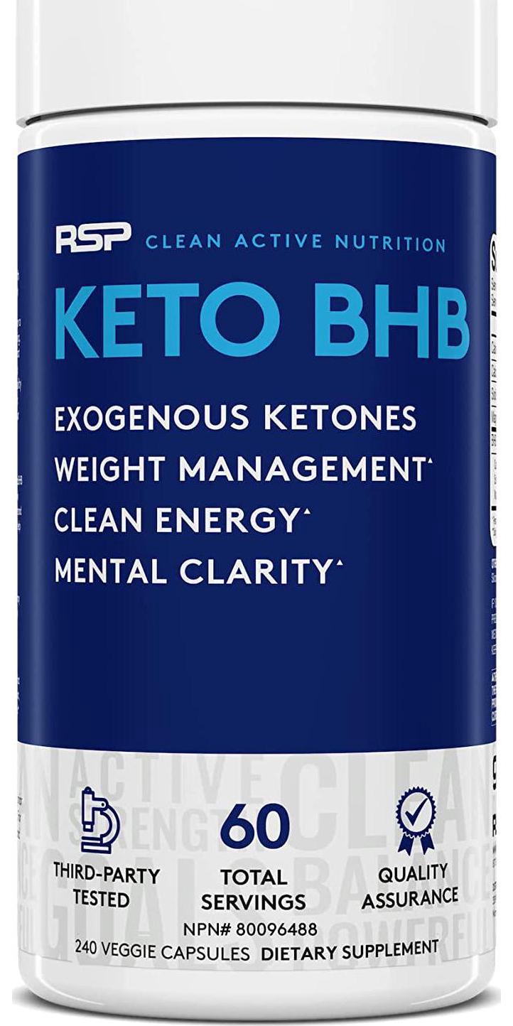 RSP Keto Pills - Exogenous Ketones 2400mg goBHB, Support Ketosis, Boost Energy, Enhance Focus, Perfect Keto Weight Management Capsules, Beta-Hydroxybutyrate