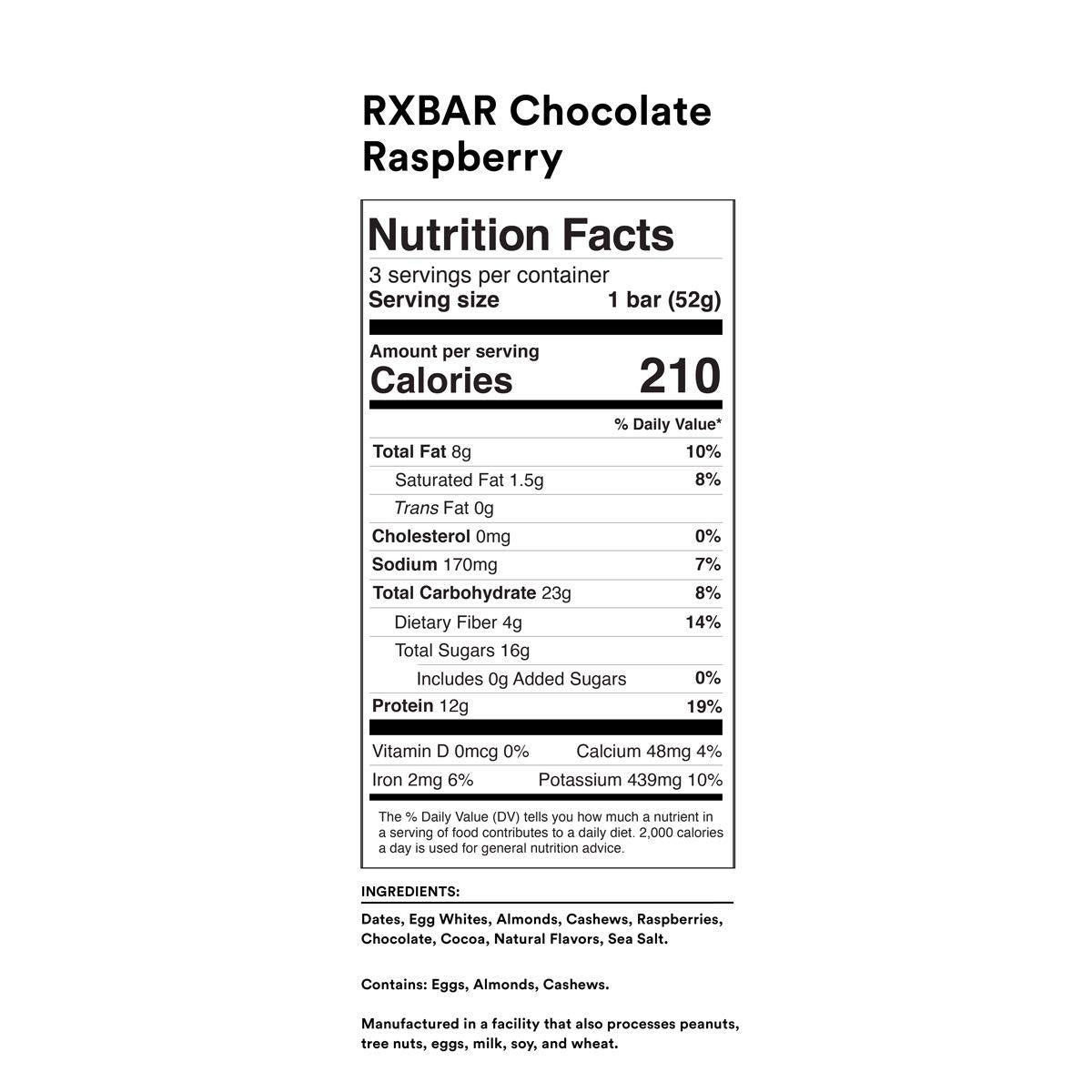 RXBAR Protein bar, Fan Favorite Variety Pack,1.83 Oz (Pack of 12)