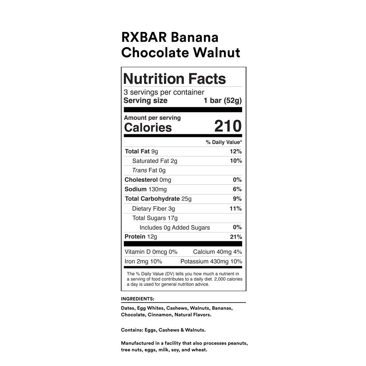 RXBAR Protein bar, Fan Favorite Variety Pack,1.83 Oz (Pack of 12)