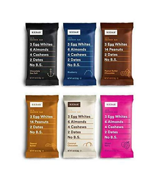 RXBAR, Variety Pack, Protein Bar, High Protein Snack, Gluten Free, 1.83 Oz(Pack of 12)