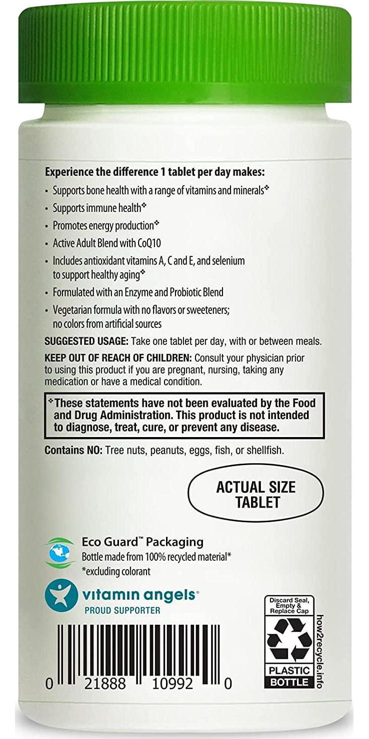 Rainbow Light Active Adult 50+ Non-GMO Project Verified Multivitamin, 90 Tablets (Package May Vary)