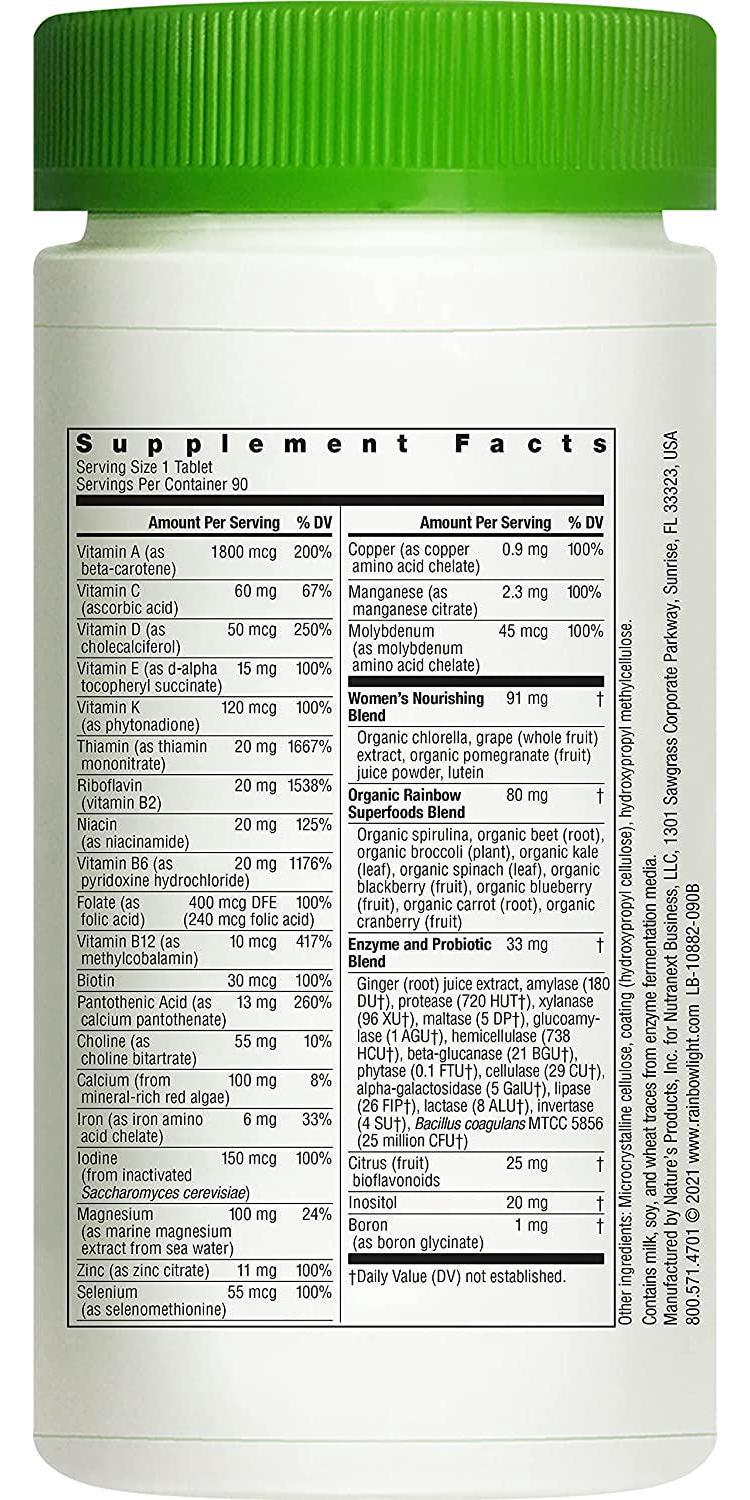 Rainbow Light - Women's One Multivitamin, 90 Count