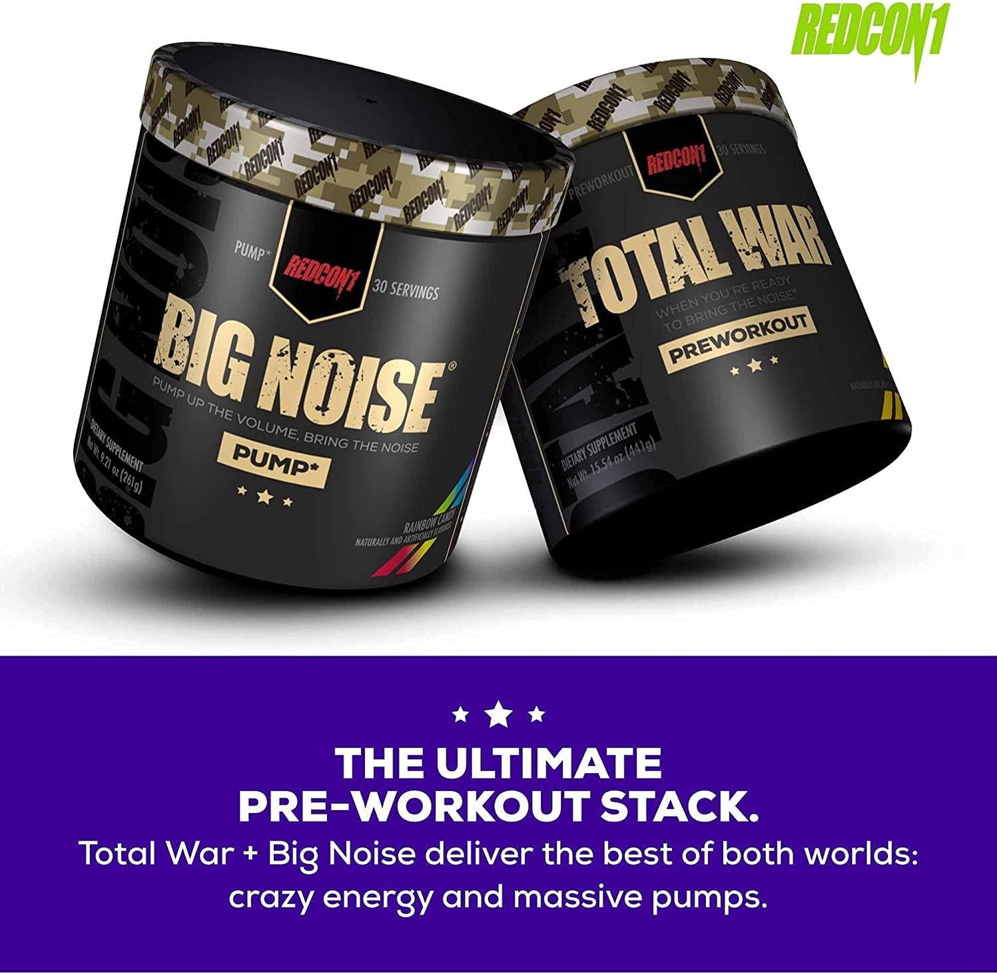 Redcon1 Big Noise Pump Formula Sour Gummy Bear - 30 Servings