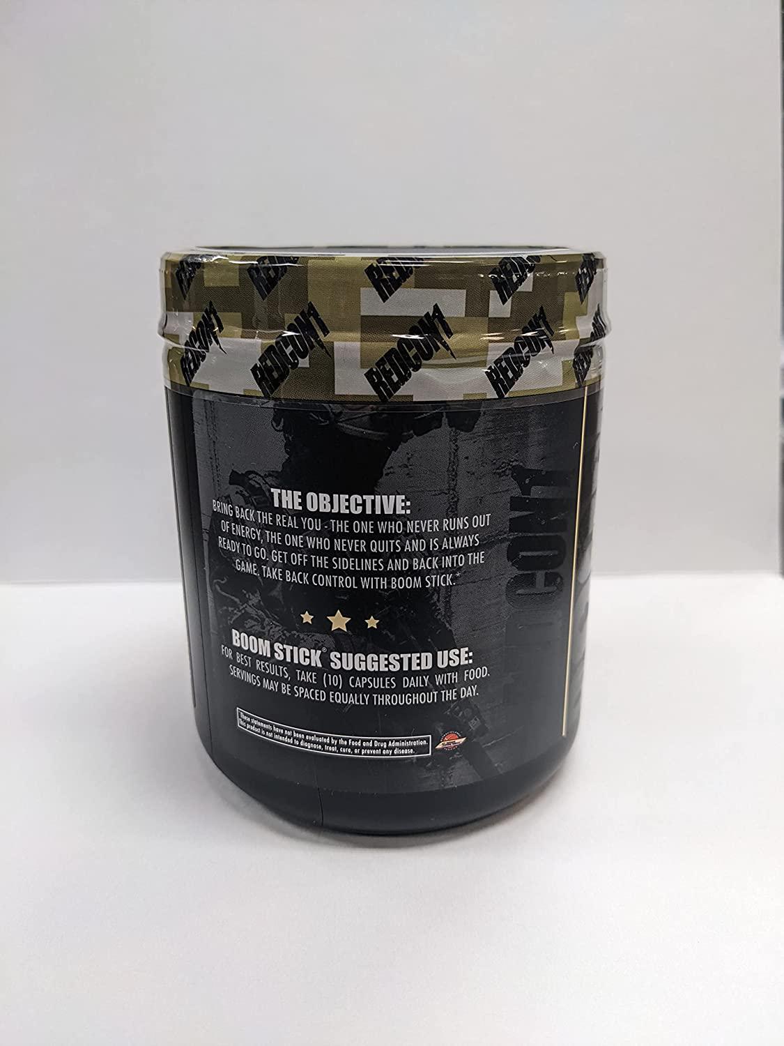 Redcon1 Boom Stick Testosterone Booster Capsules, 300 count