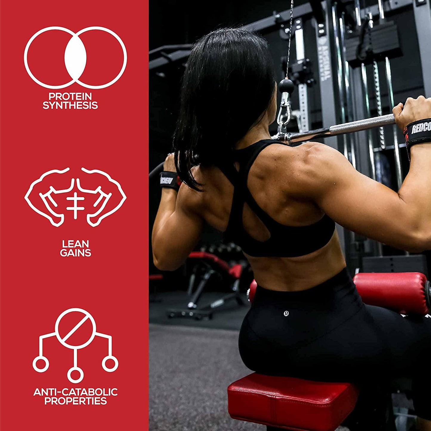 Redcon1 - Halo - Updated Formula - 60 Servings, Muscle Builder, Increase Lean Gains and Muscle Mass, Increase Protein Synthesis