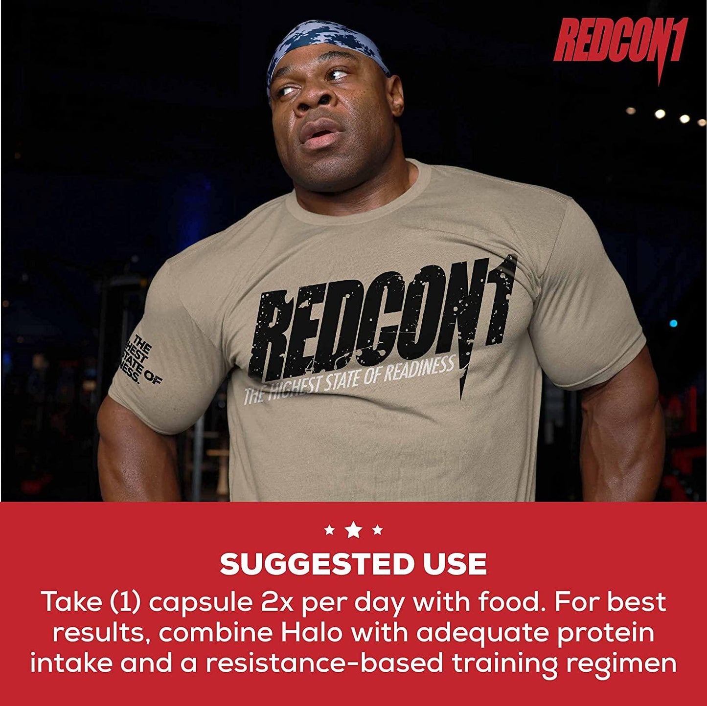 Redcon1 - Halo - Updated Formula - 60 Servings, Muscle Builder, Increase Lean Gains and Muscle Mass, Increase Protein Synthesis