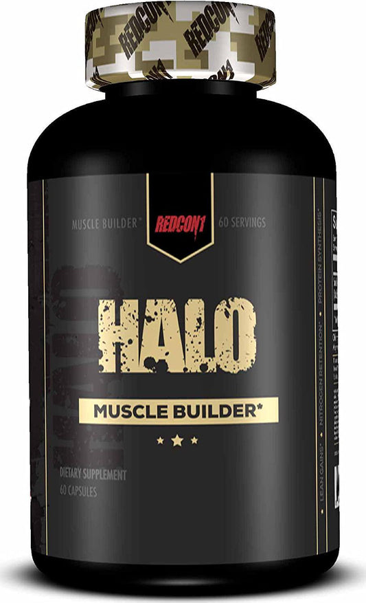 Redcon1 - Halo - Updated Formula - 60 Servings, Muscle Builder, Increase Lean Gains and Muscle Mass, Increase Protein Synthesis