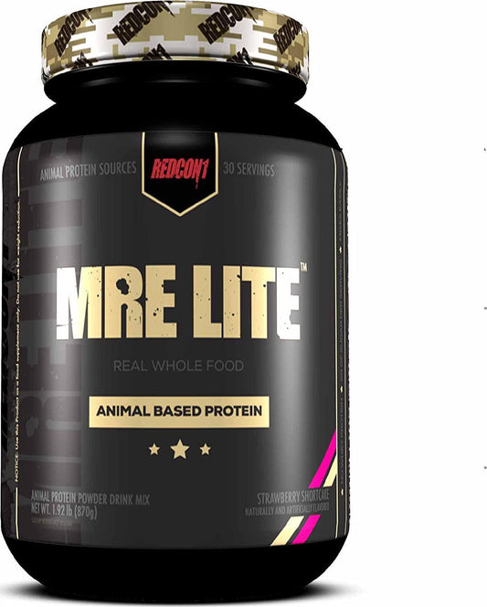 Redcon1 MRE Lite, Protein Meal Replacement (Strawberry Shortcake)