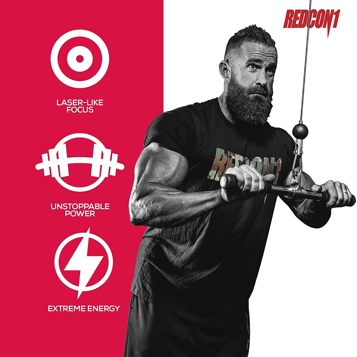 Redcon1 - Total War Preworkout Powder - Strawberry Kiwi - 30 Servings - Insane Energy, Laser Focus, Insane Endurance (Strawberry Kiwi)