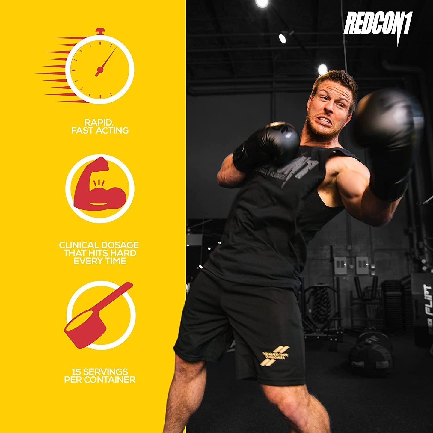 Redcon1 - Total War - Preworkout - All New (15 Servings) Boost Energy, Increased Lasting Endurance, Citrulline Malate, Beta-Alanine, Keto Friendly, (Tigers Blood)