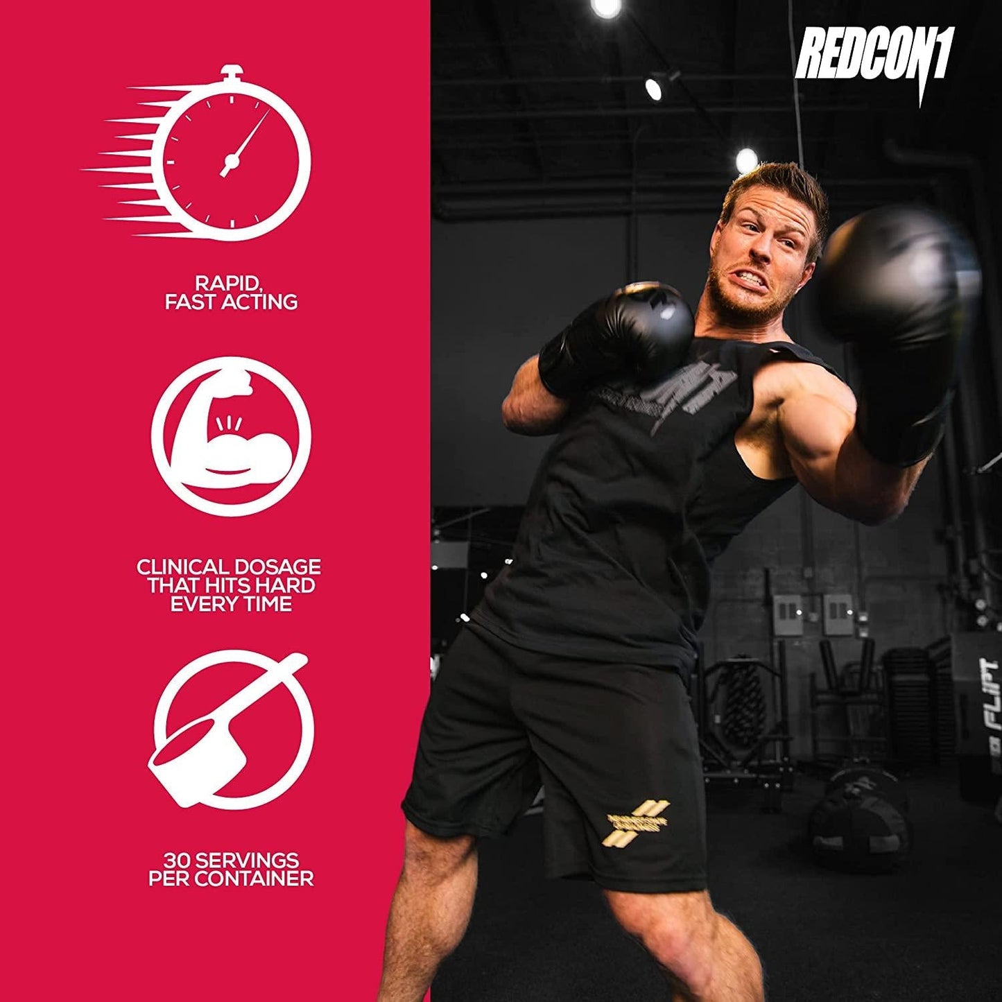 Redcon1 - Total War Preworkout Powder - Strawberry Kiwi - 30 Servings - Insane Energy, Laser Focus, Insane Endurance (Strawberry Kiwi)