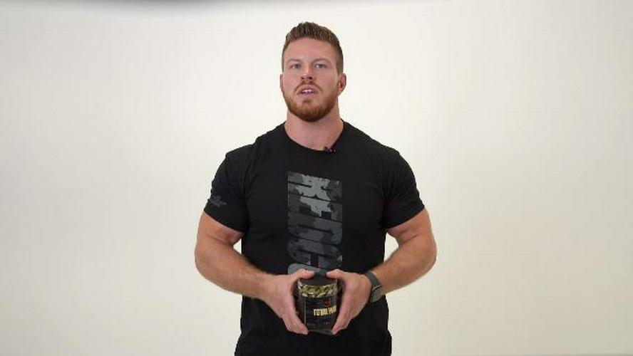 Redcon1 Total War - Pre Workout, 30 Servings, Boost Energy, Increase Endurance and Focus, Beta-Alanine, 350mg Caffeine, Citrulline Malate, Nitric Oxide Booster - Keto Friendly (Strawberry Mango)