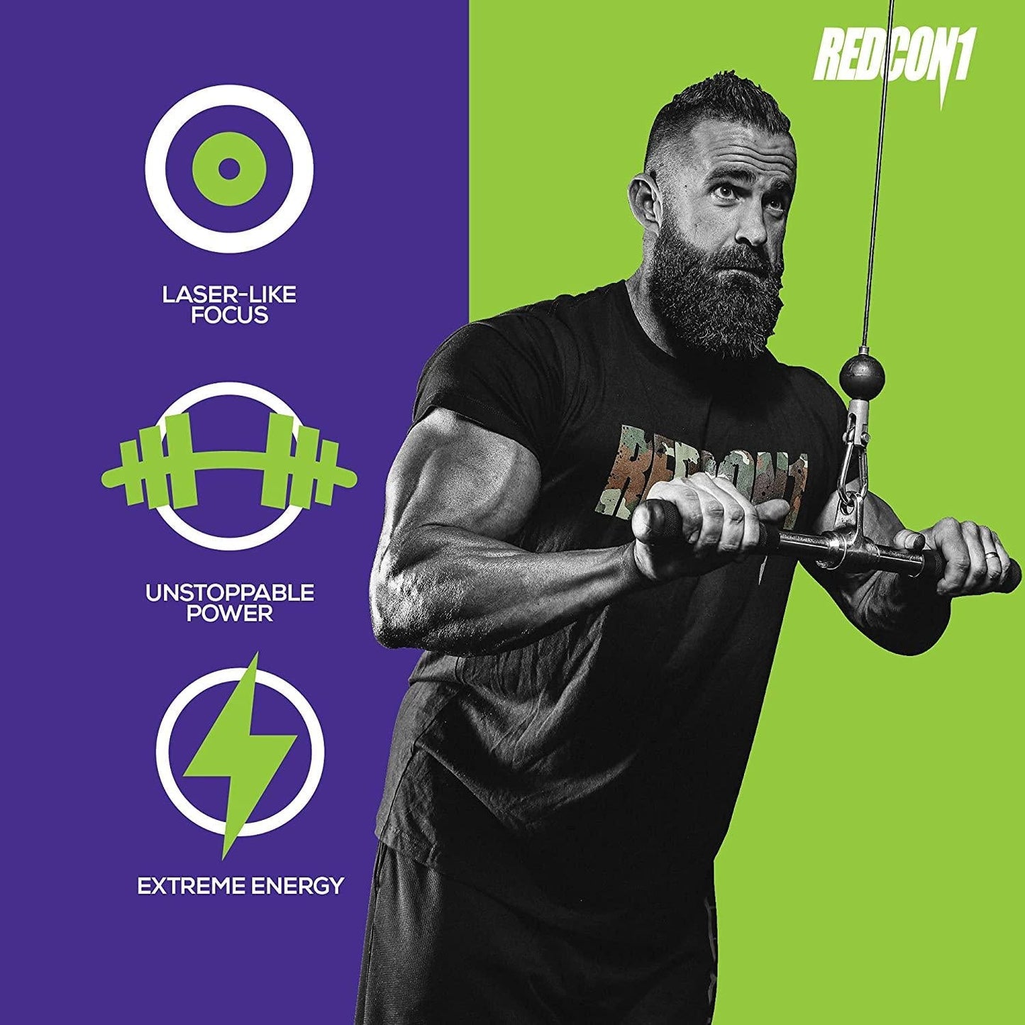 Redcon1 Total War - Pre Workout Powder, 30 Servings, (Sour Gummy) Boost Energy, Increase Endurance and Focus, Beta-Alanine, 350mg Caffeine, Citrulline Malate, Nitric Oxide Booster - Keto Friendly