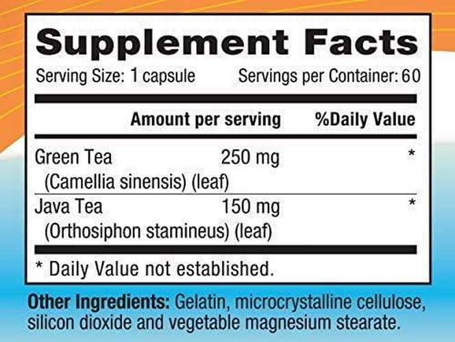 Reduce Fat-Fast Natural Weight Loss Dietary Supplement. Appetite Suppressant and Fat Burner for Women and Men (2 Months supply/180 Capsules)