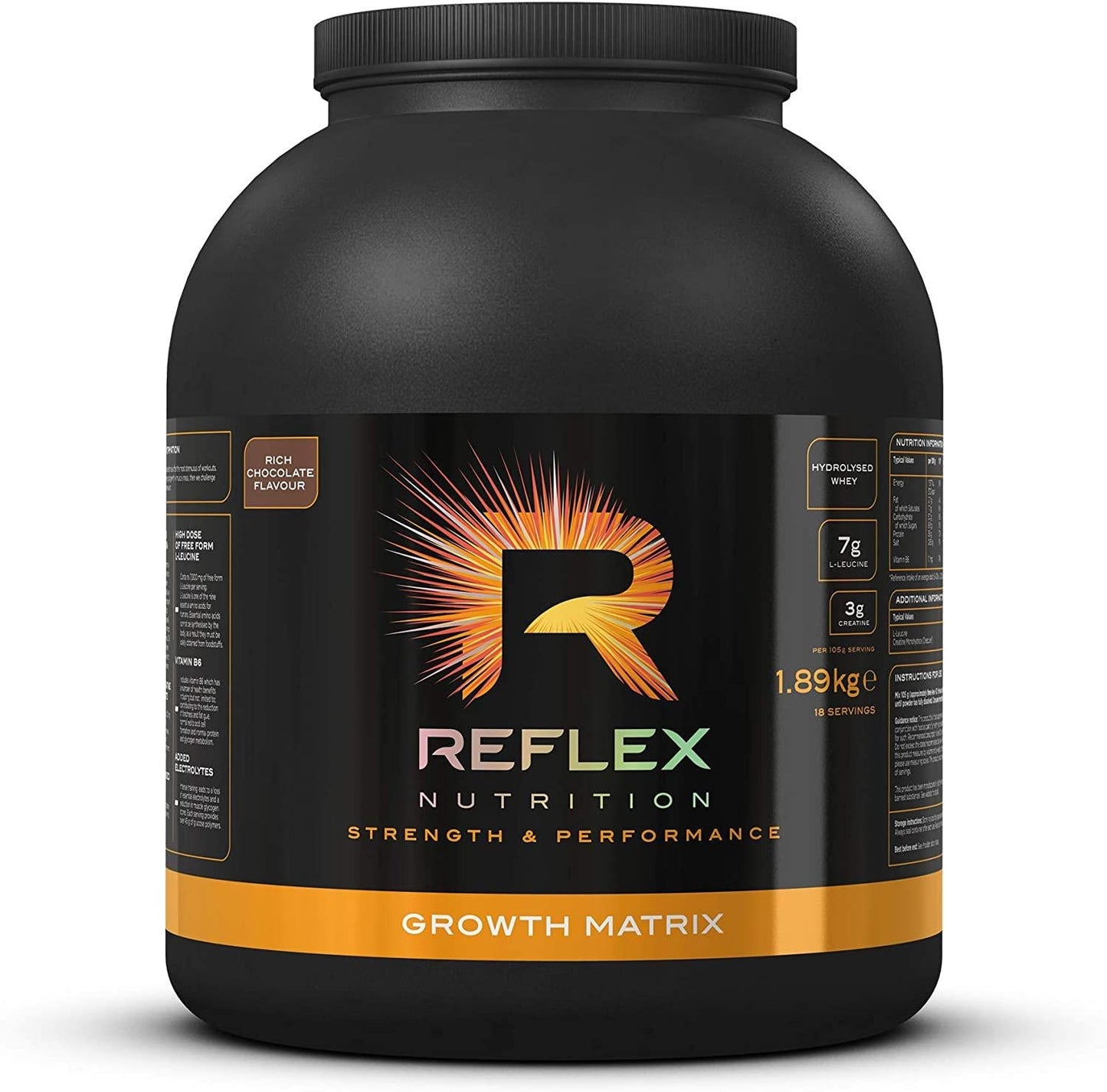 Reflex Nutrition Growth Matrix 1.89kg - Rich Chocolate